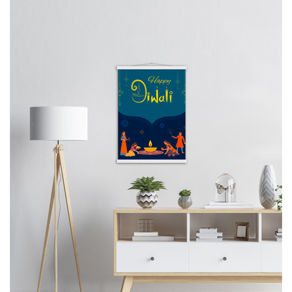 Happy Diwali Archival Matte Paper Poster & Hanger - Myparamatma