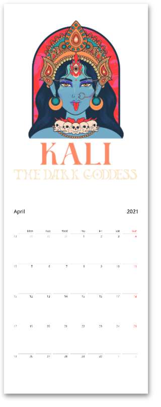 Hindu Gods Wall calendars - Myparamatma