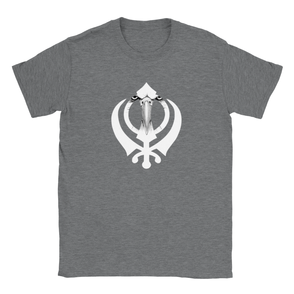 Khanda Saab with Baaz Unisex Crewneck T-shirt - Myparamatma