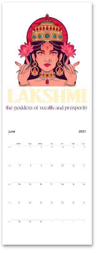 Hindu Gods Wall calendars - Myparamatma