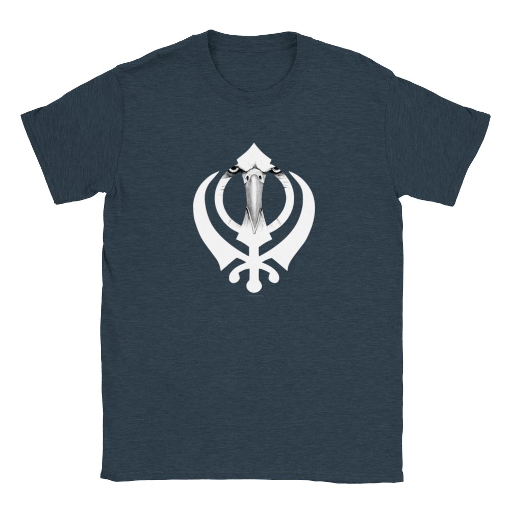 Khanda Saab with Baaz Unisex Crewneck T-shirt - Myparamatma