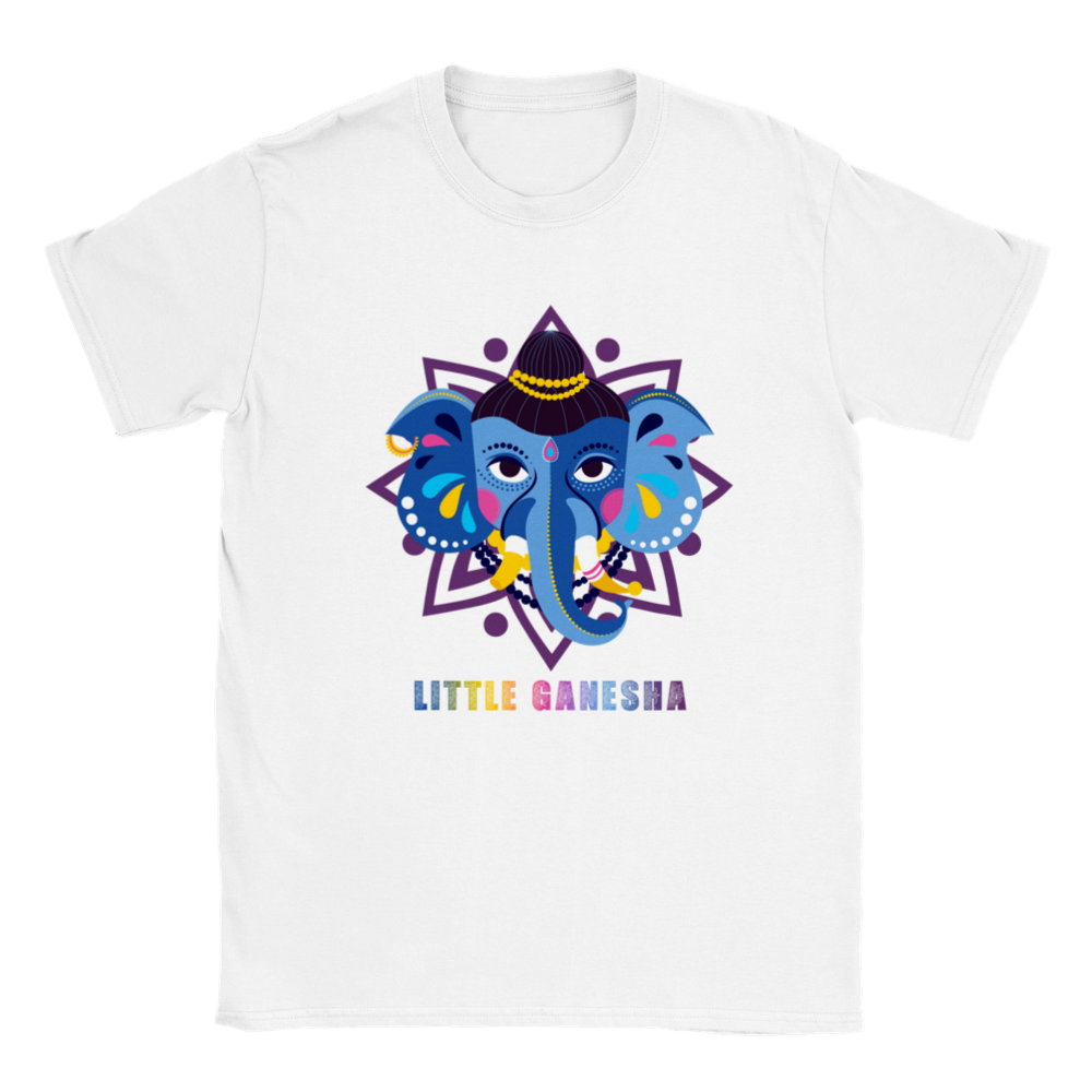 Little Ganesha Hindu Gods Classic Kids Crewneck T-shirt - Myparamatma