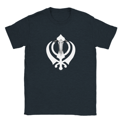 Khanda Saab with Baaz Unisex Crewneck T-shirt - Myparamatma