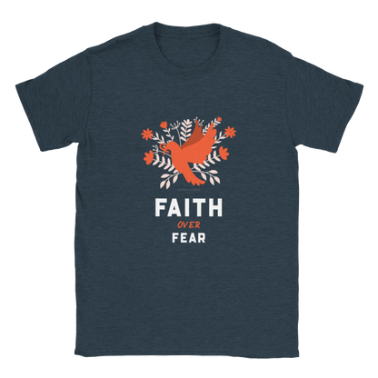 Faith Over Fear Positive Unisex Crewneck T-shirt - Myparamatma