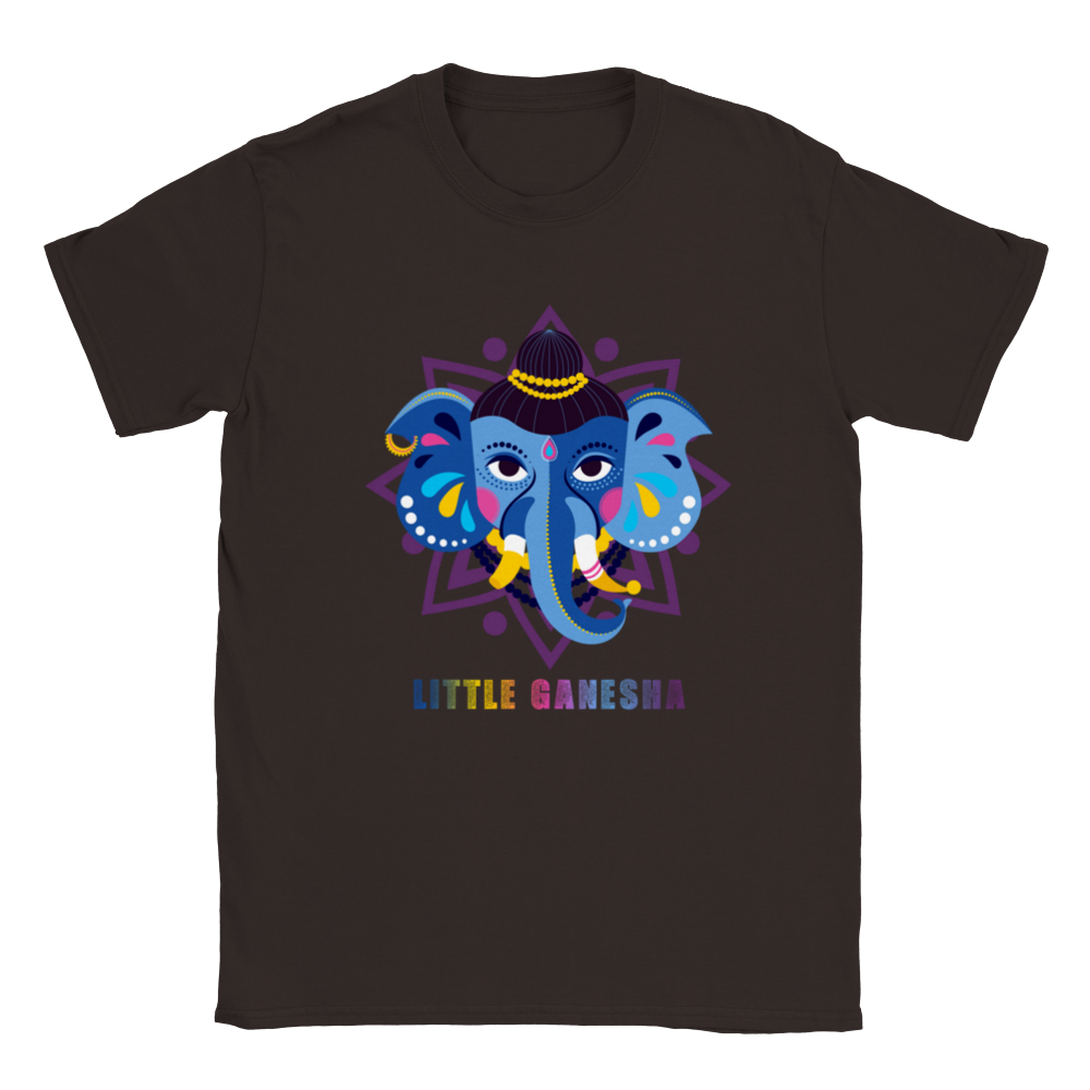 Little Ganesha Hindu Gods Classic Kids Crewneck T-shirt - Myparamatma