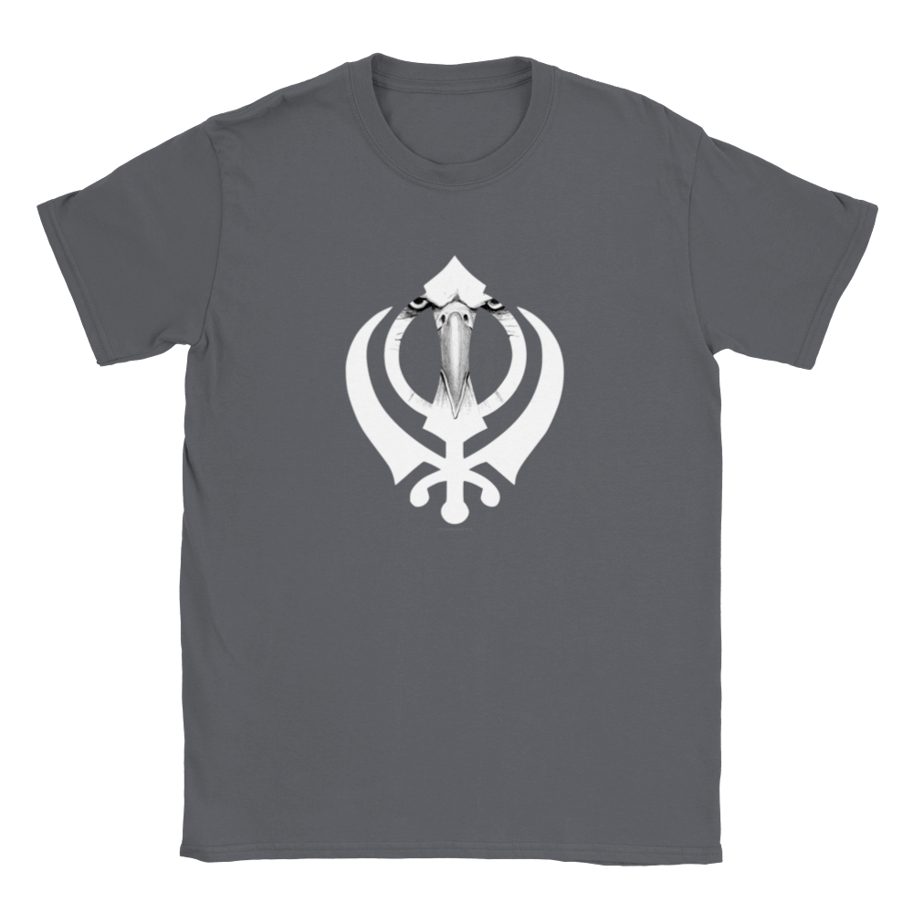 Khanda Saab with Baaz Unisex Crewneck T-shirt - Myparamatma