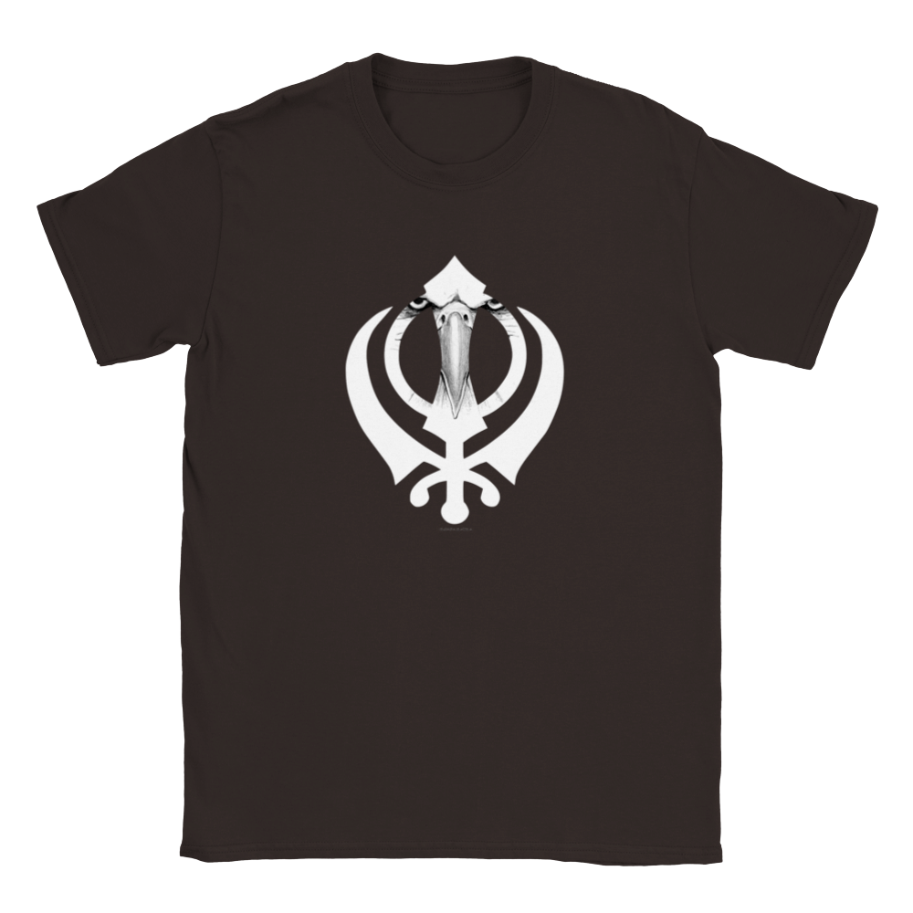 Khanda Saab with Baaz Unisex Crewneck T-shirt - Myparamatma