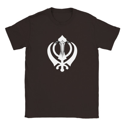 Khanda Saab with Baaz Unisex Crewneck T-shirt - Myparamatma