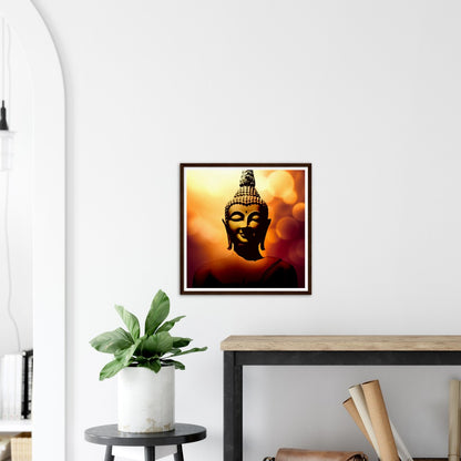 Buddha Hindu Gods Goutam Buddha Archival Matte Paper Poster - Myparamatma