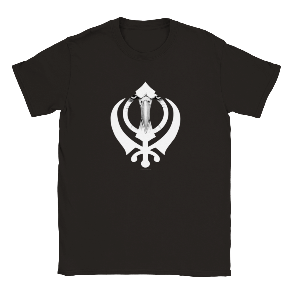 Khanda Saab with Baaz Unisex Crewneck T-shirt - Myparamatma