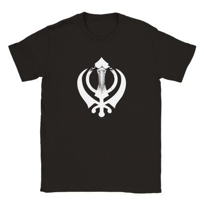 Khanda Saab with Baaz Unisex Crewneck T-shirt - Myparamatma