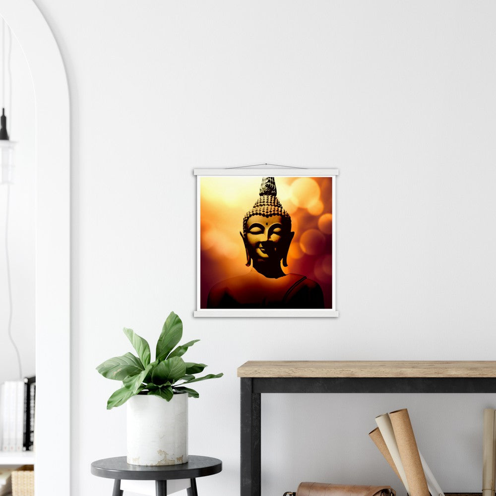 Buddha Hindu Gods Goutam Buddha Archival Matte Paper Poster - Myparamatma