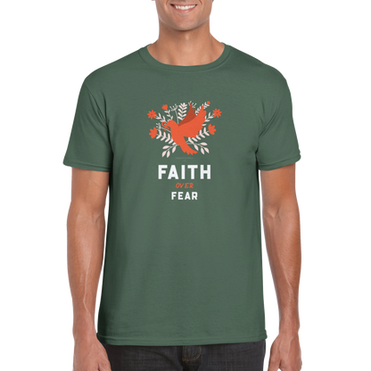 Faith Over Fear Positive Unisex Crewneck T-shirt - Myparamatma