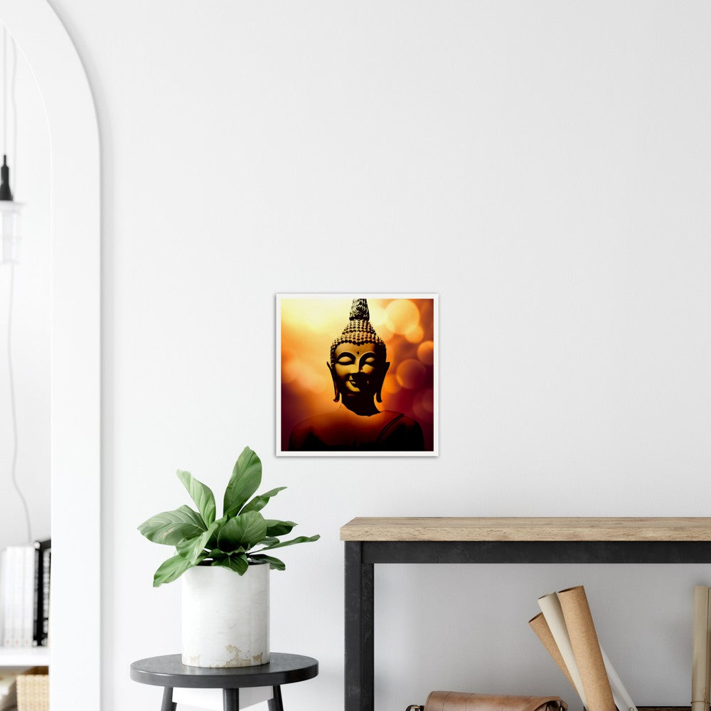 Buddha Hindu Gods Goutam Buddha Archival Matte Paper Poster - Myparamatma