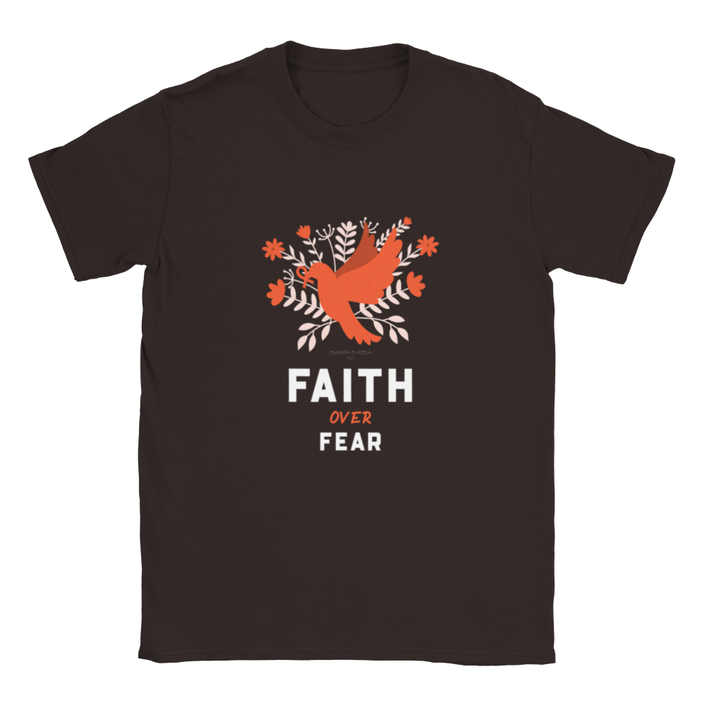 Faith Over Fear Positive Unisex Crewneck T-shirt - Myparamatma