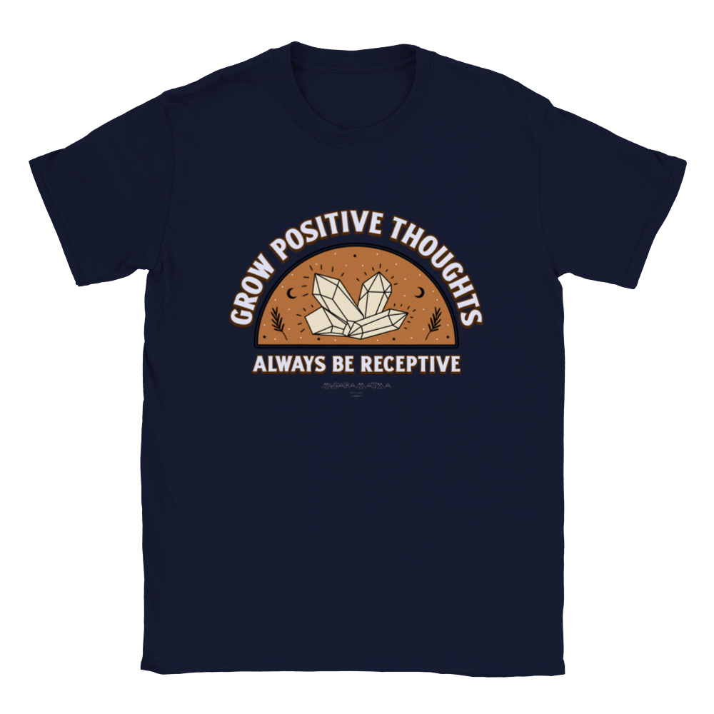 Grow Positive Thoughts Classic Unisex Crewneck T-shirt - Myparamatma