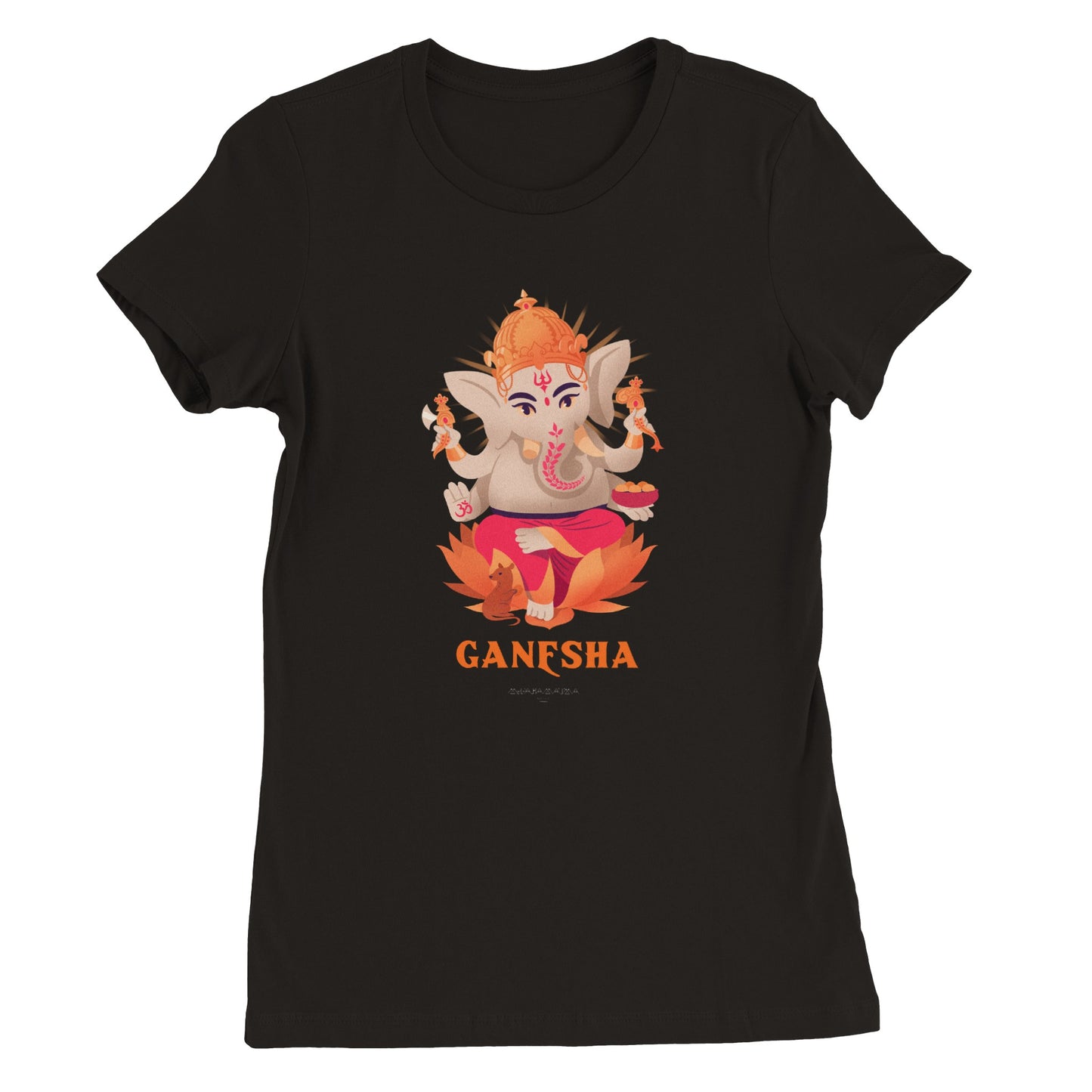 Ganesha Hindu Gods Hinduism Indian Premium Women's Crewneck T-shirt