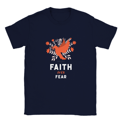 Faith Over Fear Positive Unisex Crewneck T-shirt - Myparamatma