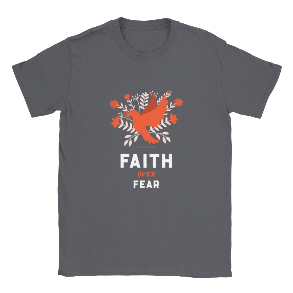 Faith Over Fear Positive Unisex Crewneck T-shirt - Myparamatma