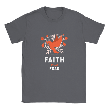 Faith Over Fear Positive Unisex Crewneck T-shirt - Myparamatma