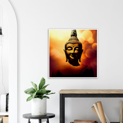 Buddha Hindu Gods Goutam Buddha Archival Matte Paper Poster - Myparamatma