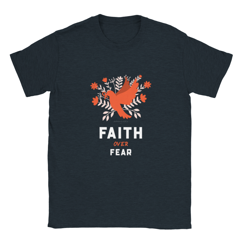 Faith Over Fear Positive Unisex Crewneck T-shirt - Myparamatma