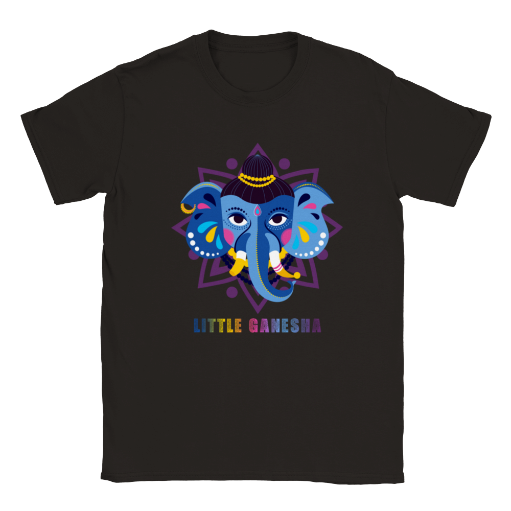 Little Ganesha Hindu Gods Classic Kids Crewneck T-shirt - Myparamatma