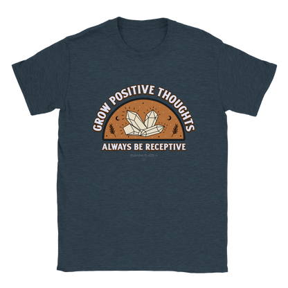 Grow Positive Thoughts Classic Unisex Crewneck T-shirt - Myparamatma