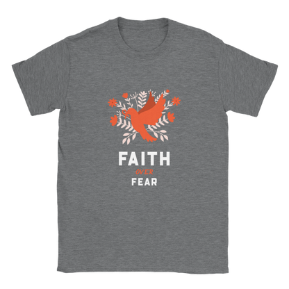 Faith Over Fear Positive Unisex Crewneck T-shirt - Myparamatma